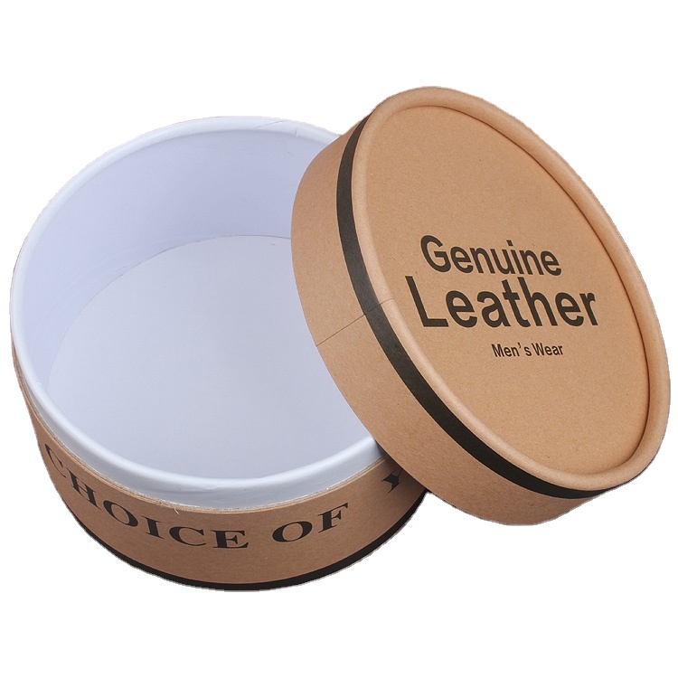 Round Kraft Paper Tube Box , Cardboard Cylinder Box With UV Coating Varnishing