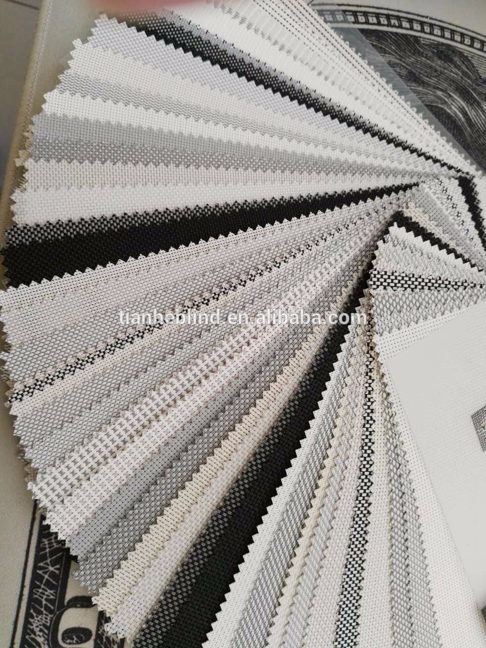 New Design Polyester Fabric 28mm Aluminum Tube Zebra Blinds/Double Layer Roller Blinds