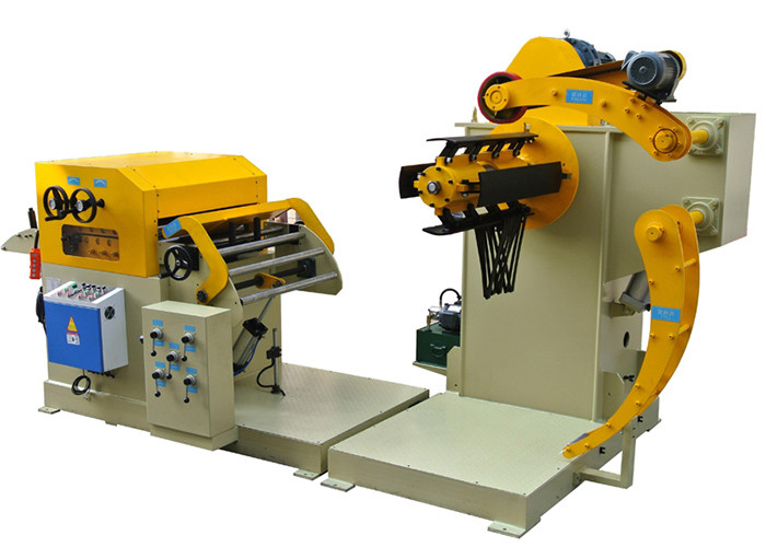 Servo Motor 2 In 1 Leveling Machine And Sheet Metal Decoiler