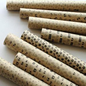 China Recycling OEM ODM Printed Gift Wrapping Paper Christmas Decoration wholesale