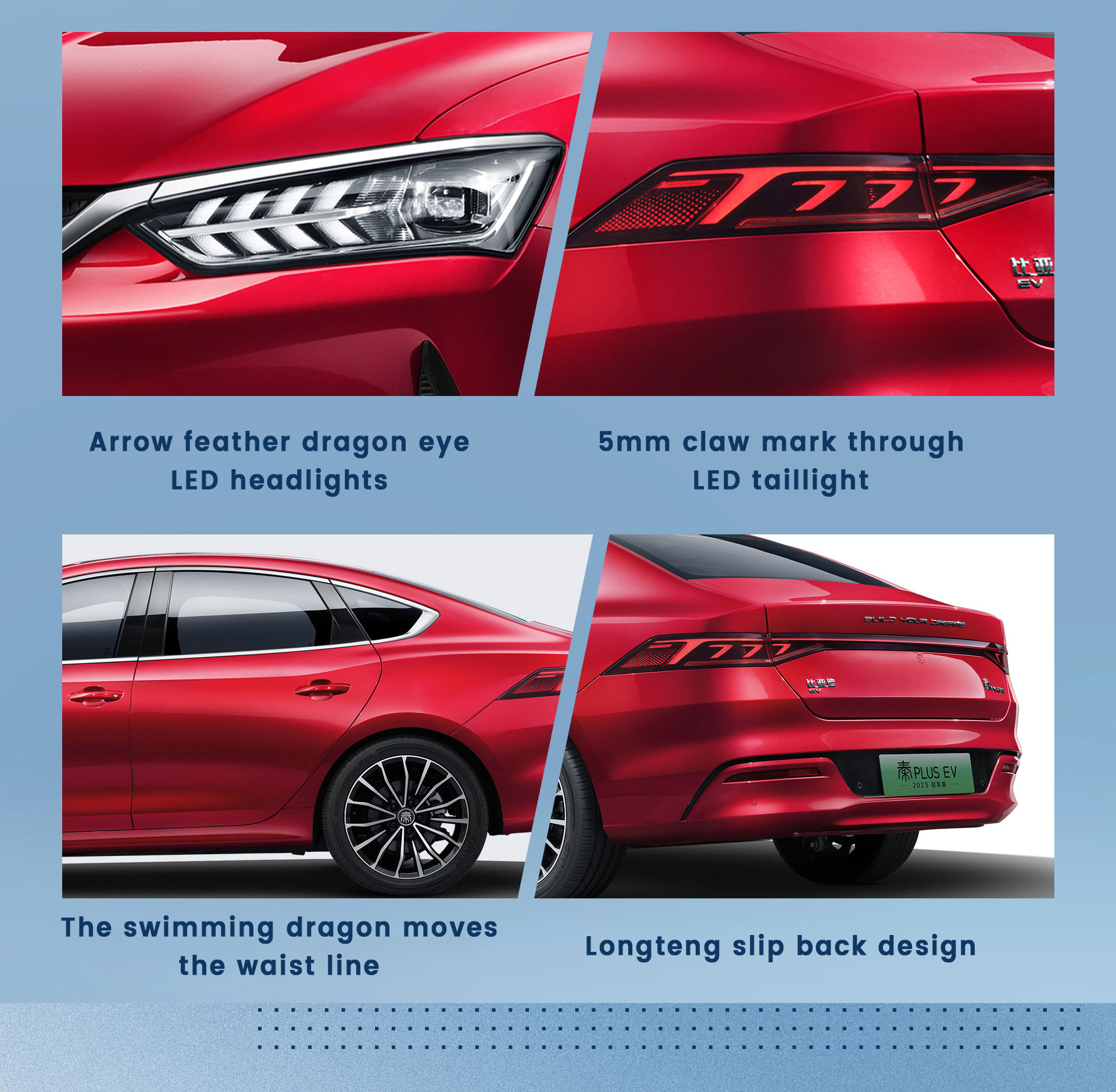 Plug In Hybrid BYD Qin EV Champion Edition 7 Seater EV