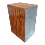 Power Coating Wood Grain Aluminum Extrusion Durable Good Wear Resistance