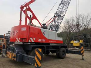China Low Fuel Consumption QLY25 Used Hydraulic Truck Cranes wholesale