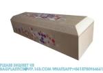 Japanese Burial Supplies Hand-Carved Foldable Wooden Casket Coffin Funeral