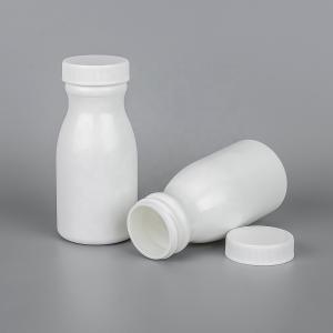 China 120CC HDPE Medicine Container Empty Plastic Bottle Packaging Capsules Tablet With Screw Caps Food Grade Pharmaceutical Bottle wholesale