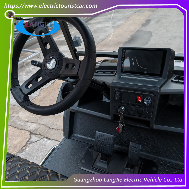 2 Seater Electric Car AC Motor Electric Golf Club Cart 48V Resort Cars For Hotel