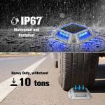 Rectangle Aluminum Solar Deck Light LED Lighting For Pathway