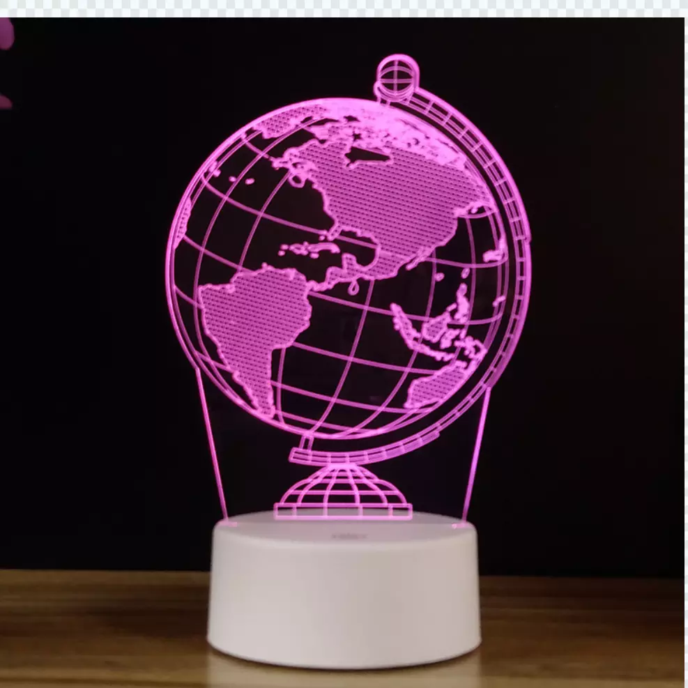 Changeable 188mm 3D Led Illusion Lamp Acrylic 3d Illusion Night Light
