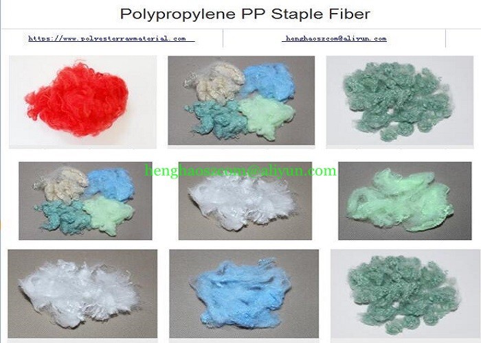 Polypropylene PP Staple Fiber For Geotextile；Filling Material, Spinning, Non-Woven Fabric