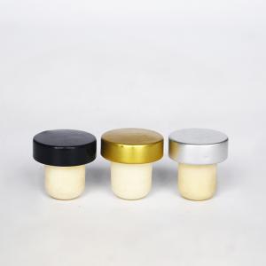 China Aluminium cap synthetic cork wine bottle stopper wholesale
