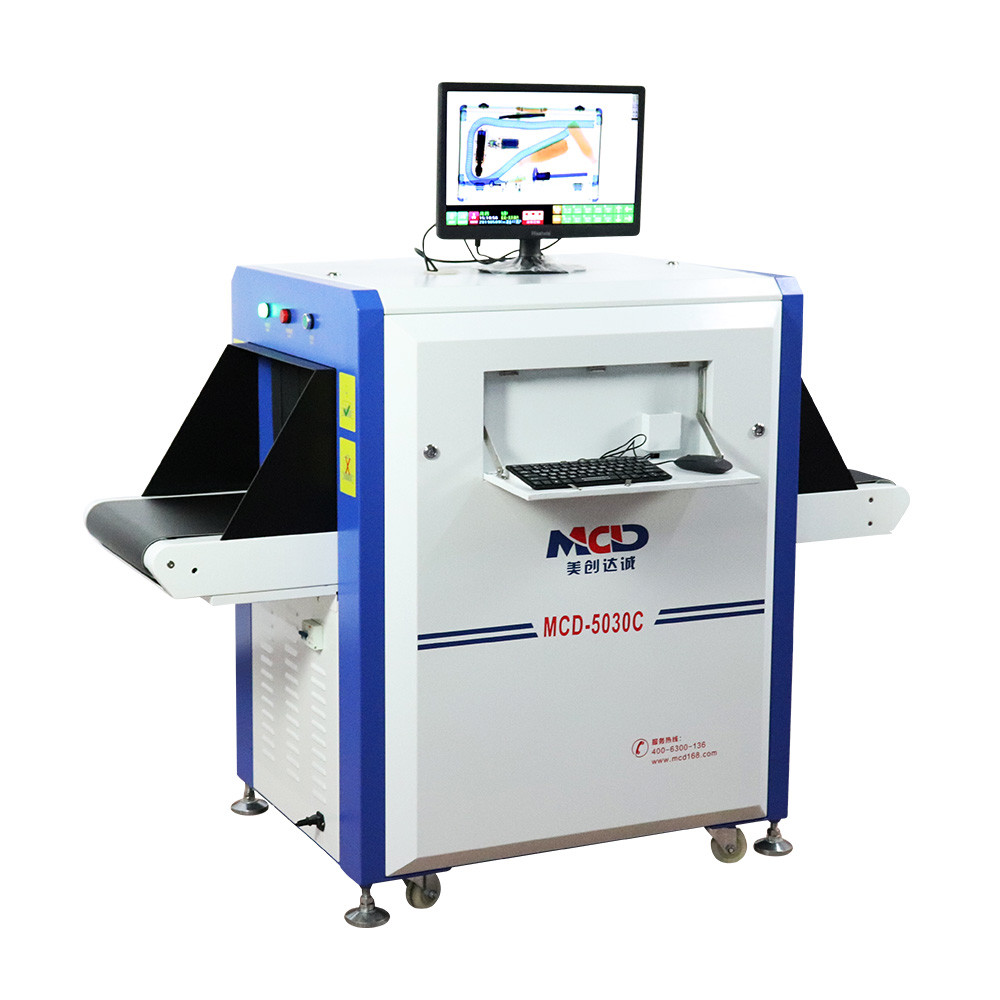 Small Airport X Ray Baggage Scanner For Security Inspection , ISO CE Approval