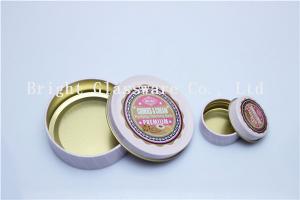 China prefect design gold tinplate jar with lid wholesale wholesale