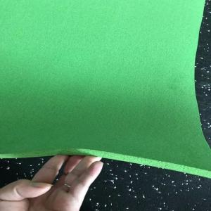 China Recycled Rubber Sports Flooring / Rubber Gym Flooring Rolls Solid Color wholesale