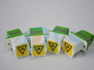 China Low Insertion Loss SC/APC Shutter Cassette Fiber Optic Adapter wholesale