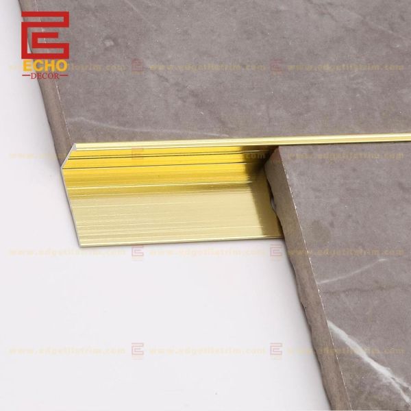 Aluminum Tile Trim Gold