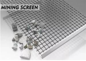 China 35mm*35mm Aperture Crimped Vibrating Screens for Mine sieving wholesale