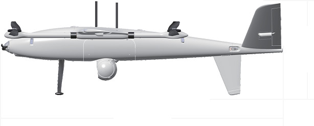 CP15 Electric VTOL UAV has 70km/h cruising speed and 30km control radius with 5.0kg maximum load weight.