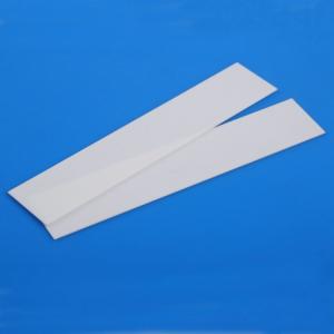 China Rectangular Ceramic Alumina Plate Strip 96% Purity Chemical Corrosion Resistance wholesale
