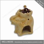 Portable Attractive Ceramic Aromatherapy Oil Burner Chemical Free For Car Decor