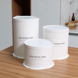 China 18*18*23cm PLA Coating Cheese Cake Boxes Biodegradable wholesale
