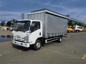 China GVW 3500kg Japanese Isuzu Tarpaulin truck KV100 115hp Light Cargo Box Van Truck With 2 Tons 3 Ton Loading Lorry Truck wholesale