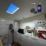 Rectangle Artificial Skylight Panels Simulates Daylight For Home