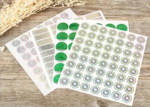 China Holographic Laser Printing Anti Counterfeiting Stickers 80gsm Glassine Paper wholesale