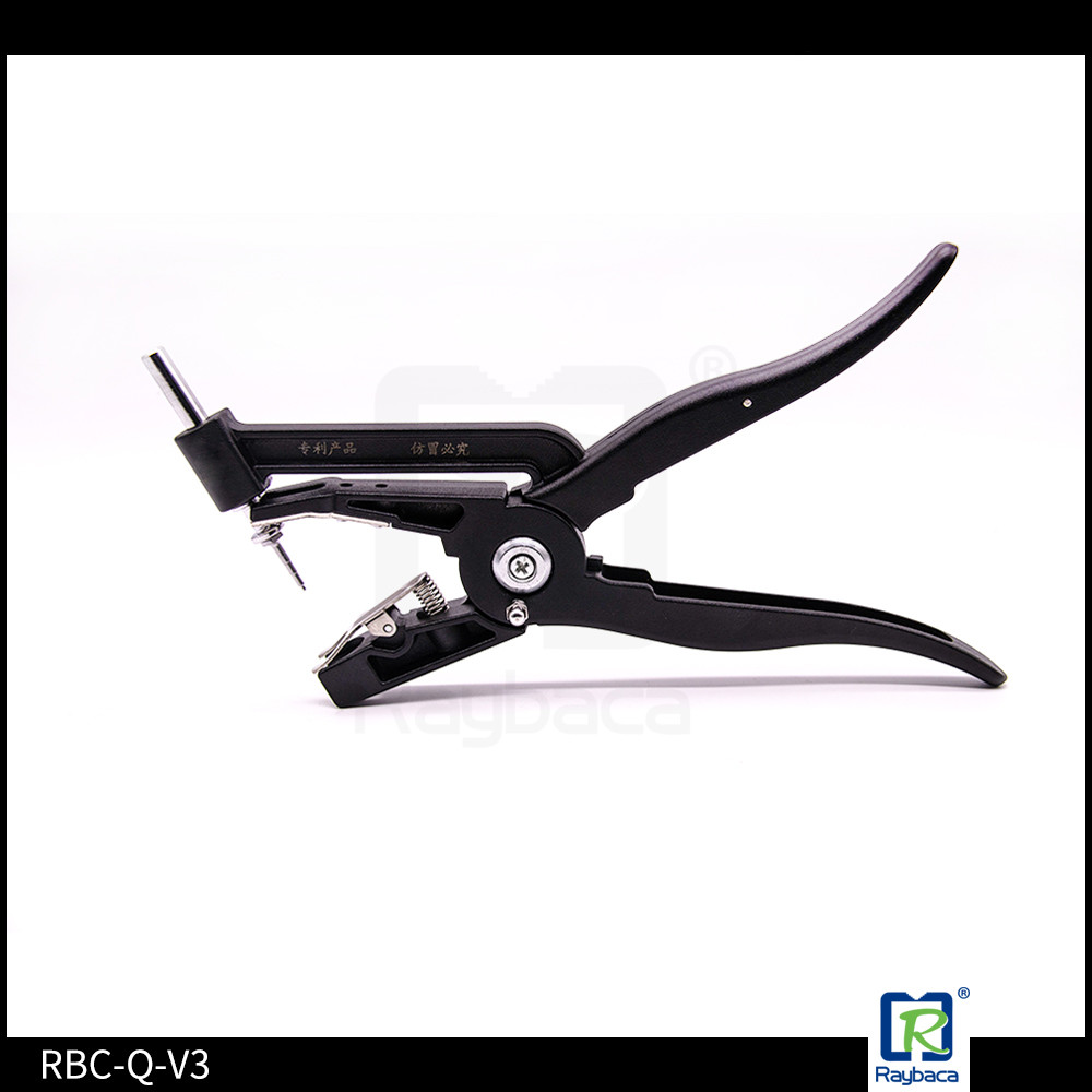 Lightweight 3 In 1 Ear Tagging Machine RBC-Q-W1 For EID And Panel Tags