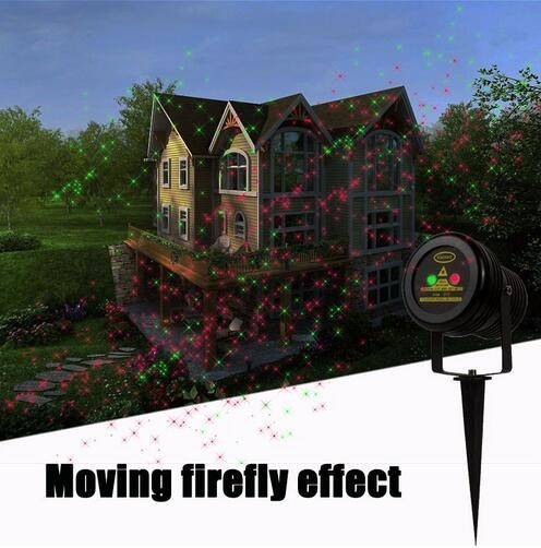 mini laser star holographic laser star projector garden outdoor christmas laser light