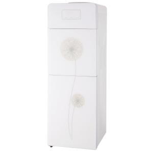 China Tempered Glass Commercial Hot Cold Water Dispenser With Fridge Cabinet YLRS-H8 wholesale