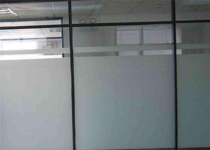 4mm - 19mm Thickness Clear Frosted Glass , Tinted / Colored Frosted Glass