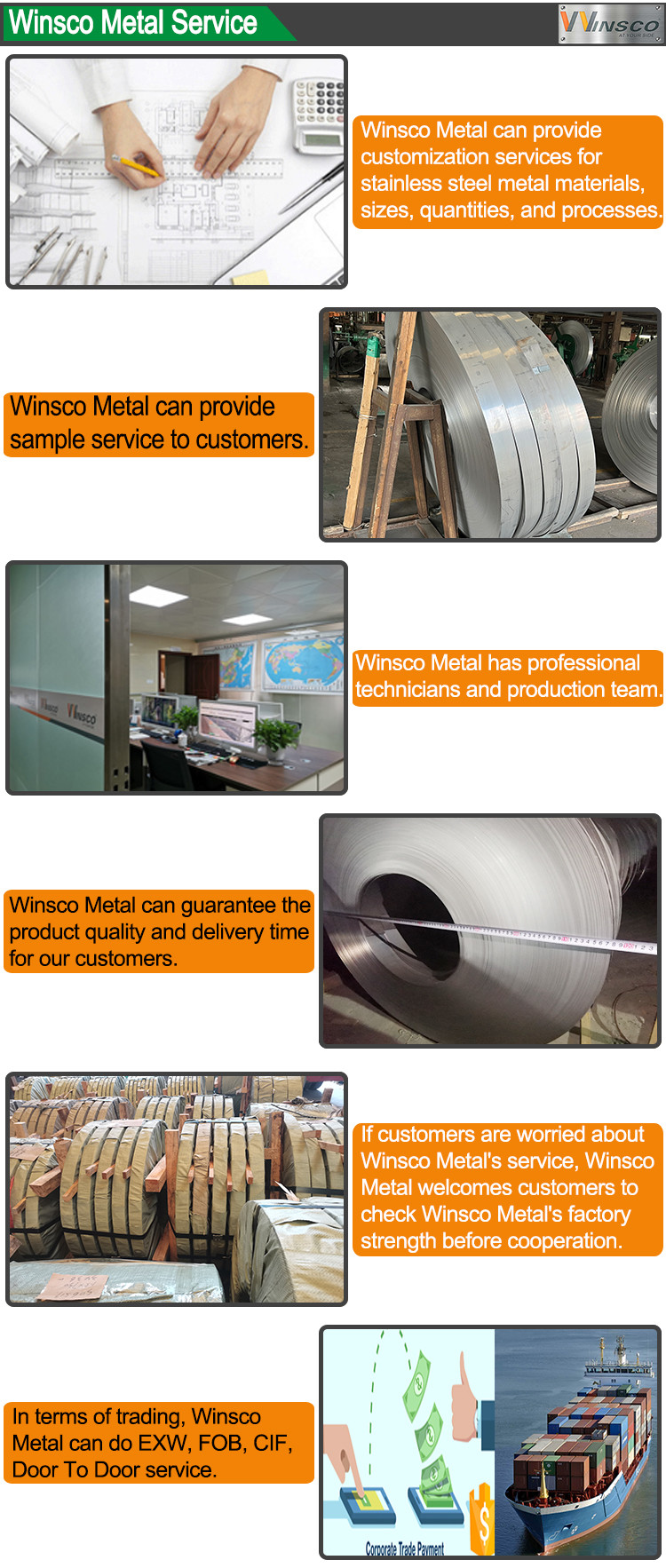 SUS 304 1mm Cold Rolled Decorative Stainless Steel Strips