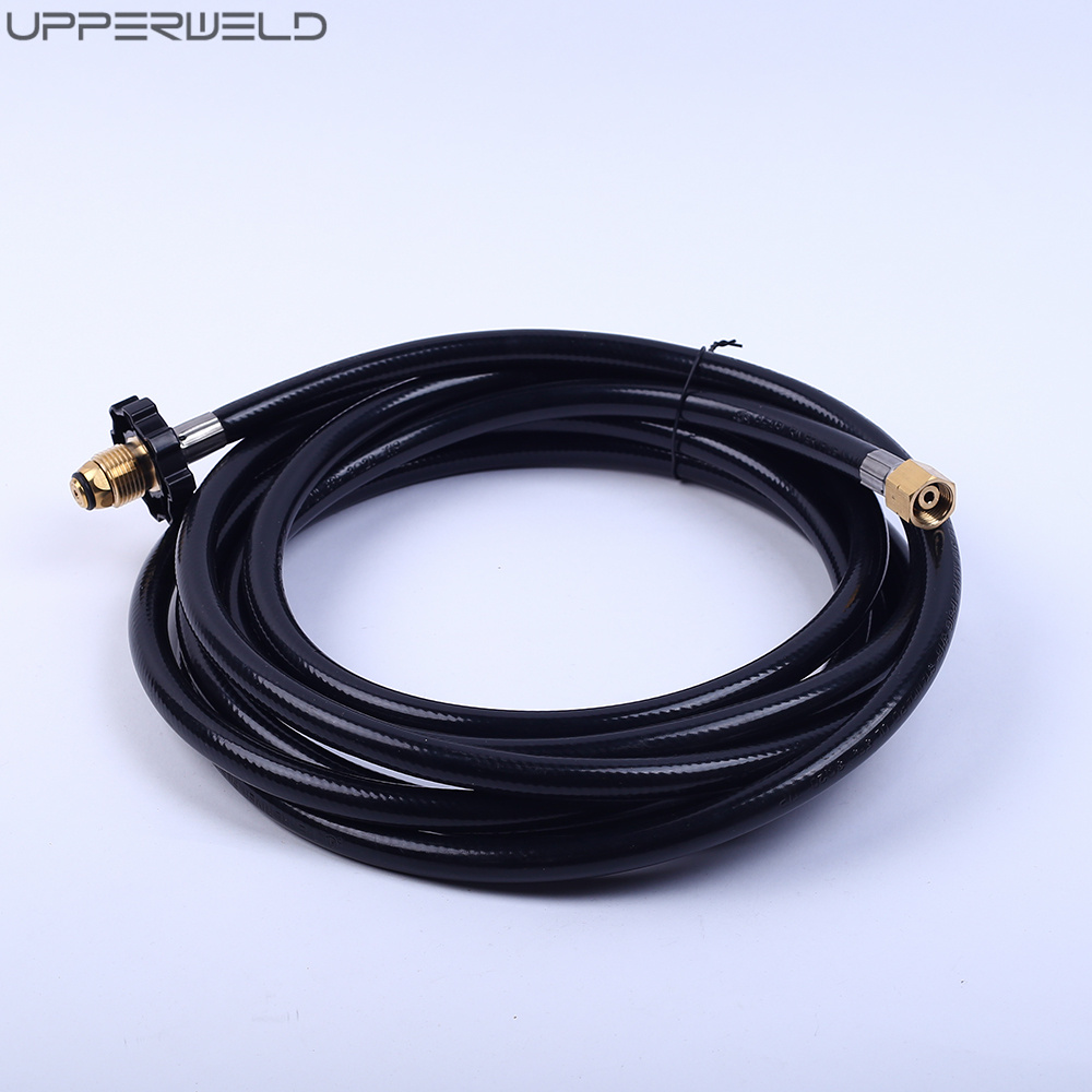 12ft Industrial LPG Propane Adapter with Quick Connect and 1/4 Inch Rubber Gas Hose