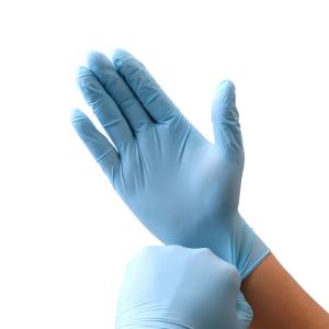 China S XXL Exam Blue Nitrile Disposable Gloves ASTM6319 EN420 EN455 wholesale