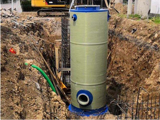 Customized Submersible Prefabricated Pump Station For Wastewater Treatment