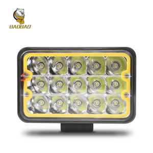 China 5 Inch 15 LED Available Headlight White Yellow Motorcycle Fog Light wholesale