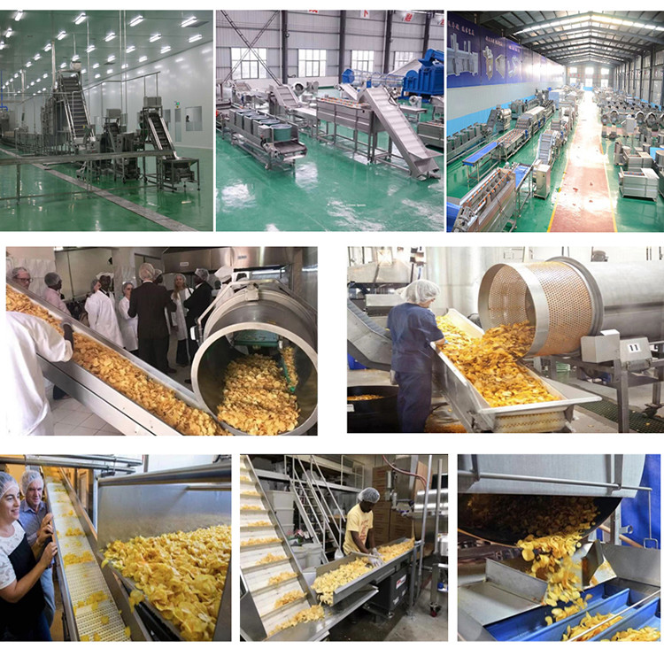 Potato Chips Frozen French Fries Production Line 100kg/h