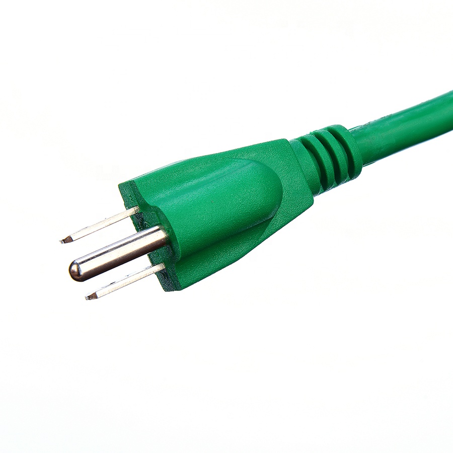 16/3 Indoor Outdoor Waterproof 3 Prong Flexblie SJTW Heavy Duty Electric Custom Extension Cord with and US Plug Standard
