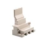 Nylon ABS CNC Machined Plastic Parts Natural Surface Customized
