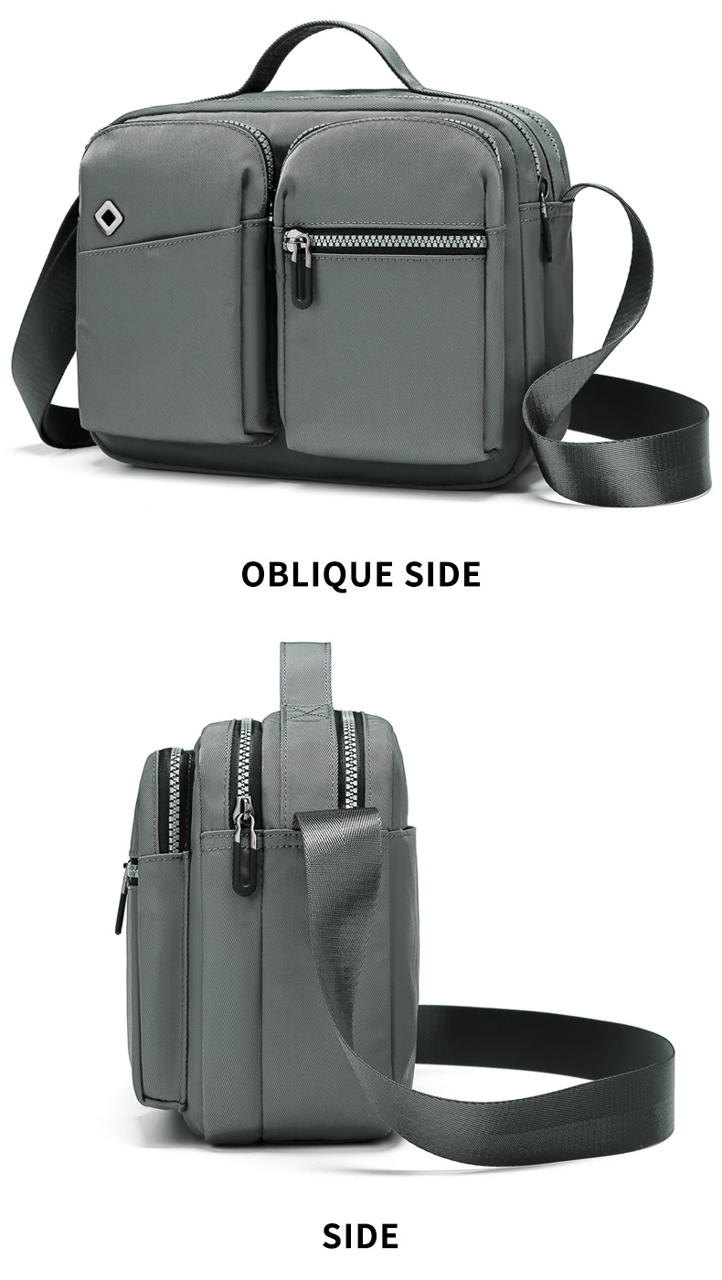 Factory wholesale custom large capacity casual hand bags crossbody bag for men sling messenger bags