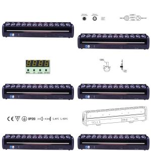 China Moving Head Beam Laser Stage Lights 12x30W 4-In-1 RGBW LED Beam Bar For Event on sale