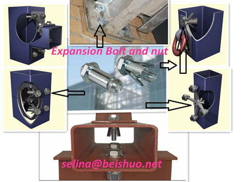 High Quality Hot Sales Carbon steel Zinc plated Hot dip Galanised China Supplier Expansion Anchor bolts