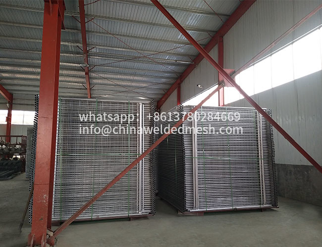 6x10ft Welded Mesh Fence ASTM A392 06 Standards powder coated welded wire panels