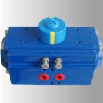 PTFE Coated Rack And Pinion Actuator High / Low Temperature Pneumatic Drive