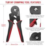 Industrial Wire Ferrule Crimping Tool , Multipurpose Ferrule Crimping Pliers