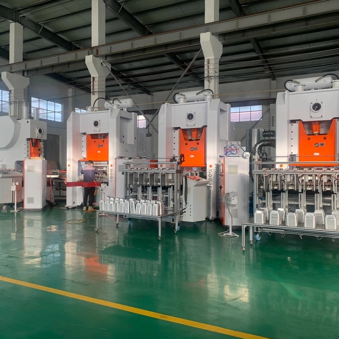 CE Certified C Frame Aluminium Foil Container Production Line