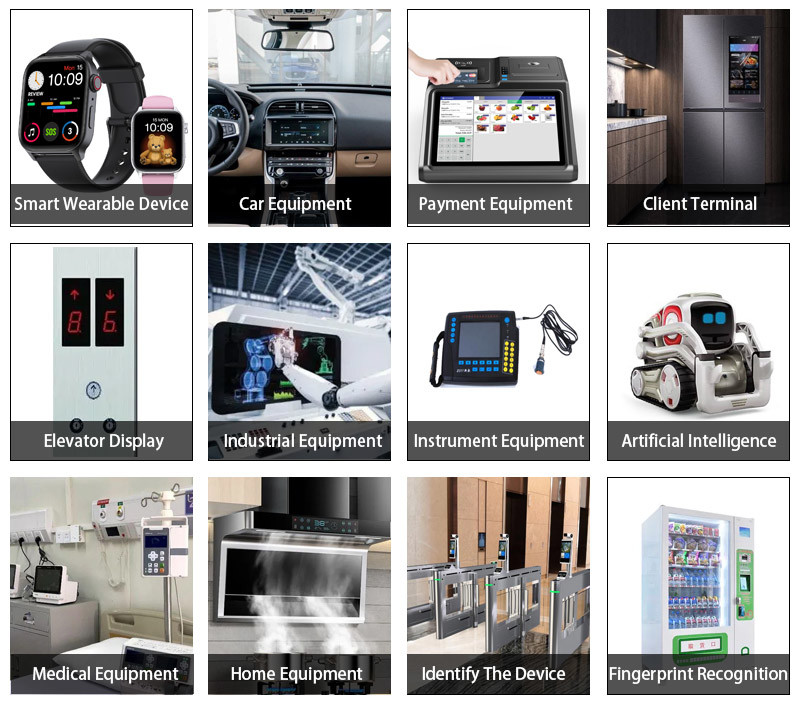 All Viewing Direction TFT LCD Capacitive Touchscreen 2.1 Inch 480x480 Round LCD Screen