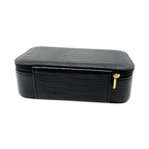 China Velvet Inside Square Polyester Lining Jewellery Organizer Box wholesale