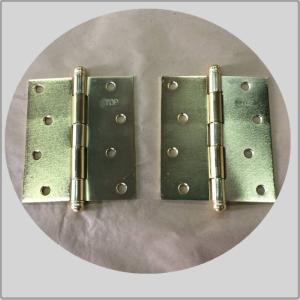 China Residential House Brass Ball Tip Hinges , Pie Cut Corner Hinge For Wooden Doors wholesale
