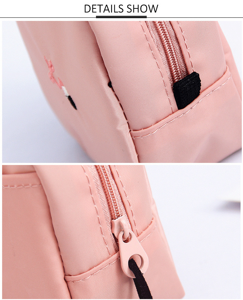Wholesale Waterproof Polyester Small Pouch Bag Zip for Travel
